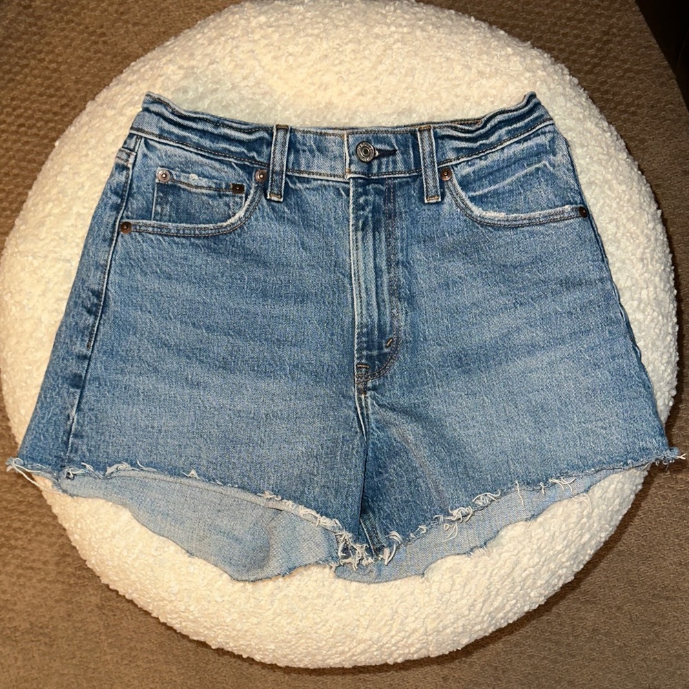 Abercrombie & Fitch Light Blue Jean Shorts
